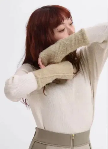 니트 샤기 슬리브 야마다야