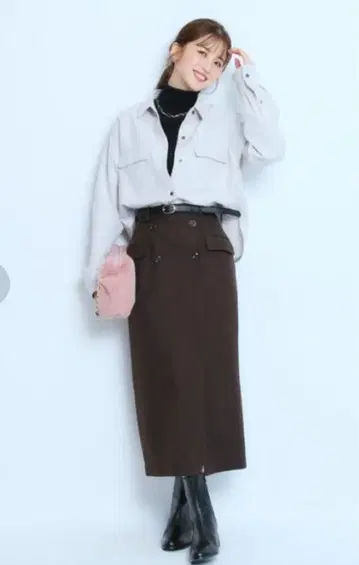 JUSGLITTY 수칭 타이 트 스커트