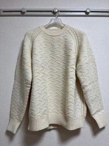 EDIFICE LA BOUCLE 케이블 니트 스웨터