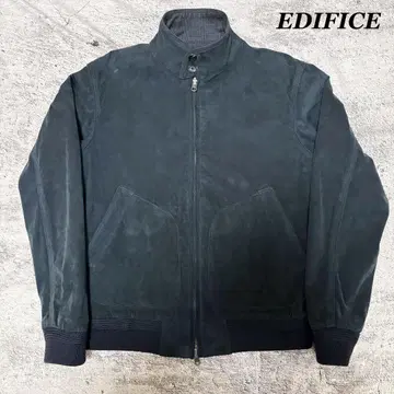 [ 리버서블 ] EDIFICE 블루종 봄버 자켓 스웨이드 46