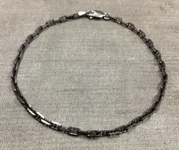 빈티지 SV925 닻 체인 실버 팔찌 ITALY