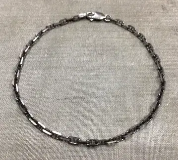 빈티지 SV925 닻 체인 실버 팔찌 ITALY