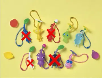 피크민 아크릴 키링 5개 세트