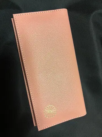 황궁 핑크 천연 가죽 ( 소 ) 장지갑
