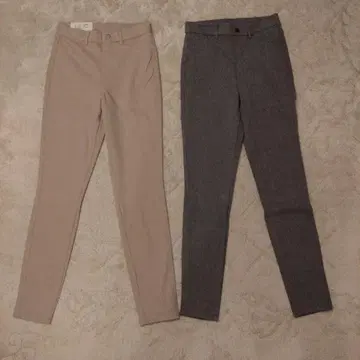 울트라 스트레치 하이라이즈 스키니 팬츠 2색 세트 베이지 그레이