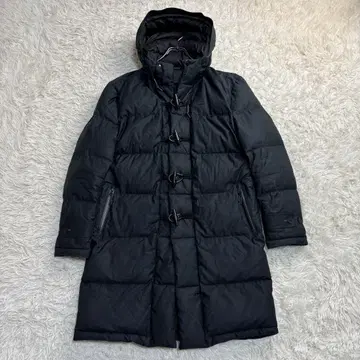 새상품급 라코스테 더플 코트 충전솜 자수 로고 50 블랙