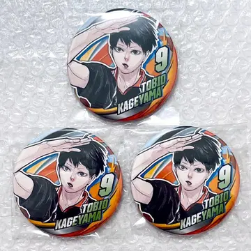 하이큐 팬파크 컬렉션 캔뱃지 FUN 카게야마