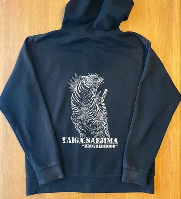 용과 같이 후드티 L 블랙 집업 Avail 콜라보 사지마 타이거 SEGA