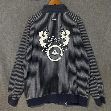 00s LRG 빅 사이즈 맨투맨 바시티 자켓 LRG Y2K