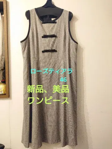 로즈 티아라 46 슬리브리스 원피스 블랙 계열 컬러