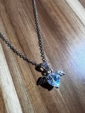 대인기! 성스러운 [ 엔젤 액세서리 ] 실버 엔젤 목걸이