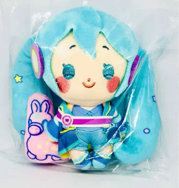 하츠네 미쿠 & RODY 핑크 봉제 인형 마스코트