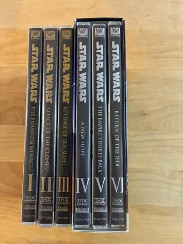 영화 스타 워즈 DVD 6개 STAR WARS