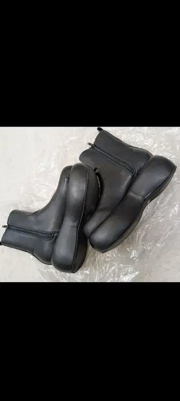 이볼 콜론 부츠 통굽 22.5 블랙