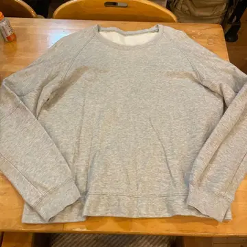 빅사이즈 브루나보인 일본제 그레이 크루넥 맨투맨 XL