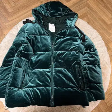 GAP 벨로아 벨벳 패딩 자켓 다운 자켓 후드