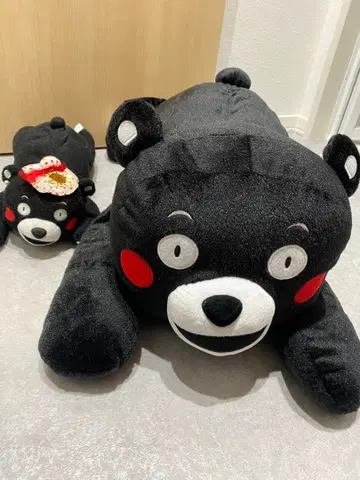 쿠마몬 봉제 인형 2체 세트 전체 길이 90cm 46cm 큰 쿠마몬!