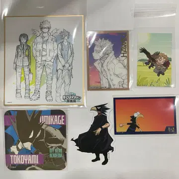 나의 히어로 아카데미아 토코야미 호크스 지로 합계 6점 세트 원화전 기타