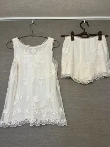 우프두 레이스 홈웨어 세트