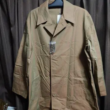 다크 브라운 스텐카라 코트 L 사이즈 레인보우 색상 택 포함