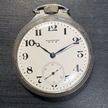 [ OH 완료 ] 1919년제 월쌈 회중시계 수동 와인딩 15석 작동