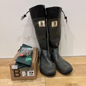 일본 야조회 버드 워칭 장화 3L 사이즈 28.0cm 그레이 WBSJ