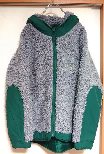 고 슬로우 카라반 보아 후드티 블루종 자켓 남성용 L