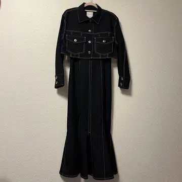 AND COUTURE 스트레치 자켓 + 원피스 셋업