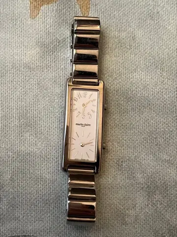 ORIENT제 marie claire 더블 페이스 쿼츠 손목시계