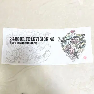 아라시 24시간 TV 타월 화이트