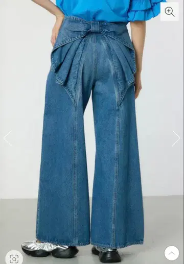 RODEO CROWNS WIDE BOWL 빅 리본 데님 팬츠