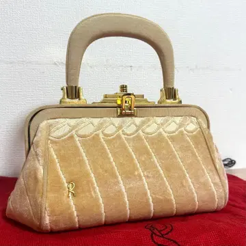 로베르타 디 카메리노 바곤기 핸드백 벨벳 벨로아