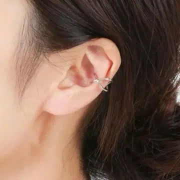 크로스 이어커프스 Jouete 쥬에테 이어커프 실버