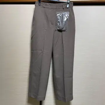 내추럴 뷰티 베이직 센터 프레스 스트레이트 와이드 팬츠