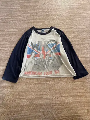 The Who 미국 투어 1982년제 7부 소매 티셔츠