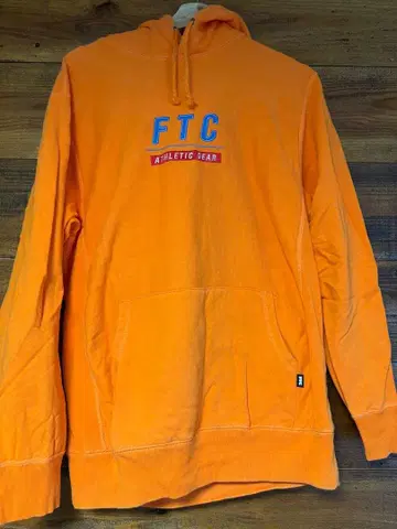 FTC 애슬레틱 후드티 오렌지