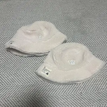 새상품급 디즈니 리조트 미키 버킷 햇 모자 아이보리 화이트 2개