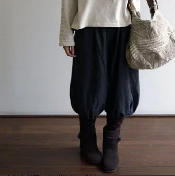 uesd*알모와르 다크 그레이 벌룬 팬츠