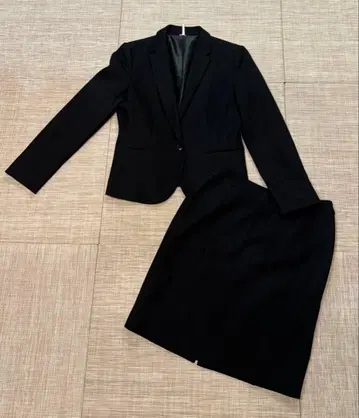 m.f.editorial 수트 상하의 LL 사이즈 블랙 울 100%