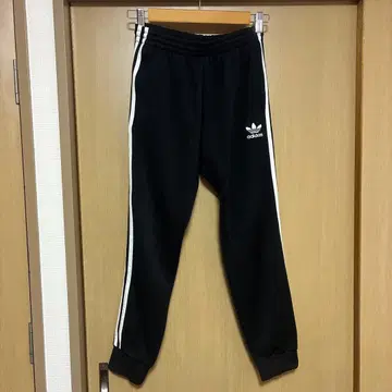 adidas 트랙 팬츠 라인 저지 블랙