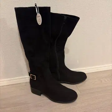[ 미사용 새상품 ] RANDA 블랙 롱 부츠 M 사이즈