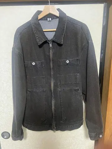 atmos 데님 워커 재킷 블랙 XXL