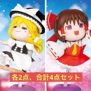 동방Project 유유코풍 SD 피규어 하쿠레이 레이무 키리사메 마리사