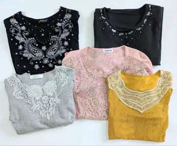 반짝반짝 상의 5벌 세트