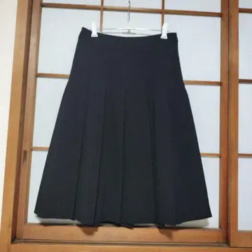 Theory 블랙 플리츠 스커트