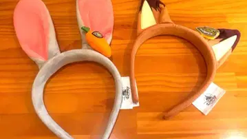 주토피아 머리띠 닉&주디 상하이 디즈니