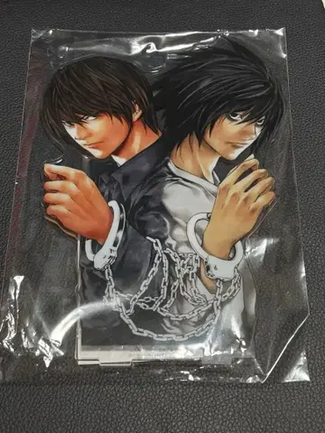 데스노트 럭키 캔뱃지 복권 골드상 BIG 아크릴 스탠드