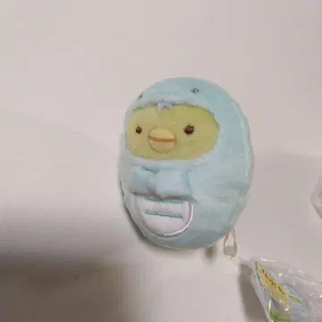 스카이블루 새 봉제 인형 약 10cm