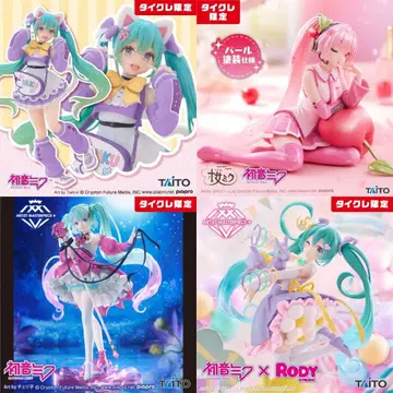 하츠네 미쿠 벚꽃 미쿠 피규어 4점