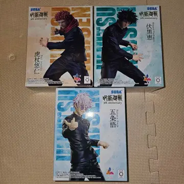 라우완 한정판 주술회전 5주년 Luminasta 피규어 3종 세트